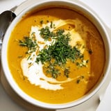 Kürbis Suppe mit frischen Kräutern